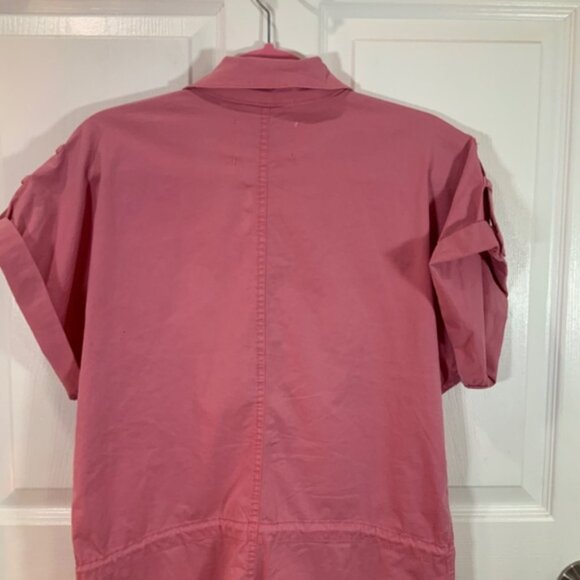Pistola Meg Romper Zip Front Flamingo Pink Size Medium - Picture 6 of 13